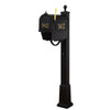 Curbside Mailbox with Front and Side Numbers, Newspaper Tube, Locking Insert - Special Lite Products