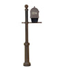 Curbside Mailbox with Newspaper Tube, Front Address Numbers, Locking Insert - Special Lite Products