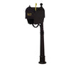 Curbside Mailbox with Front Address Numbers, Newspaper Tube - Special Lite Products