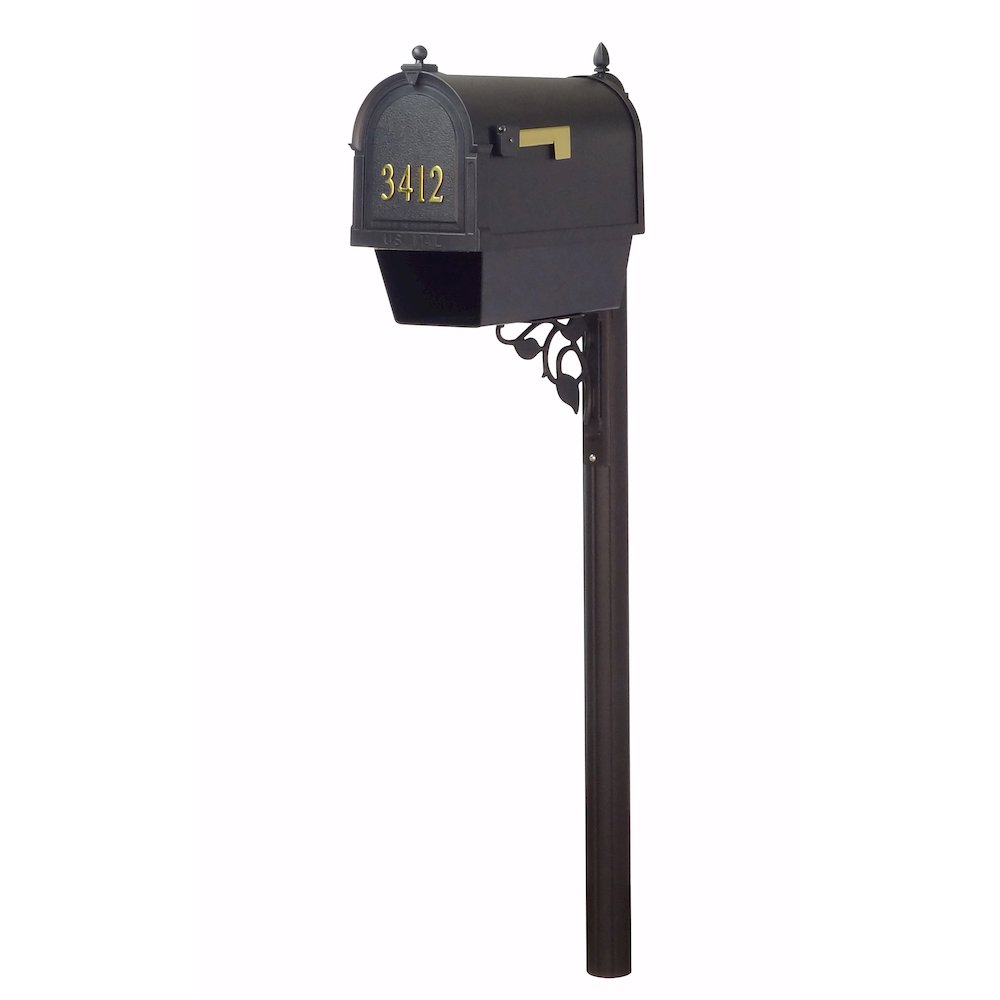 Curbside Mailbox with Front Numbers, Newspaper Tube - Special Lite Products