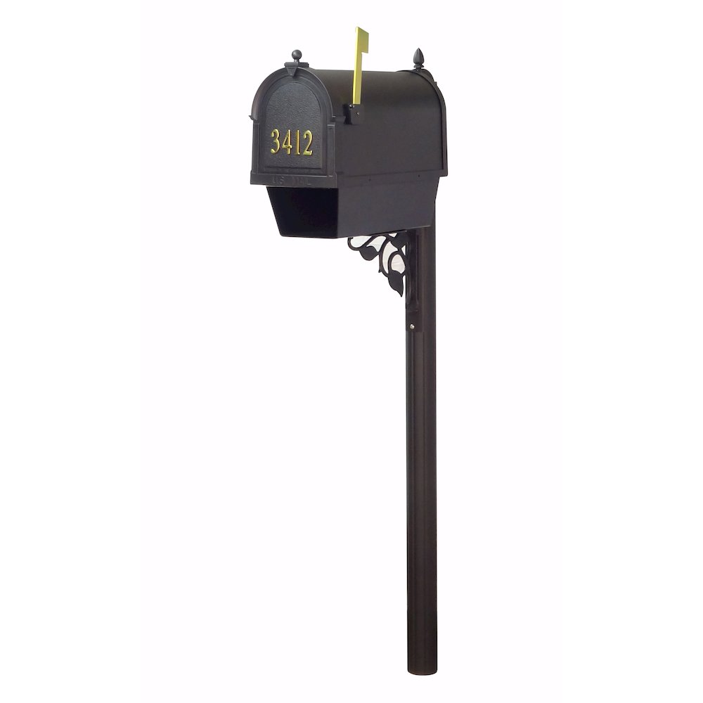 Curbside Mailbox with Front Numbers, Newspaper Tube - Special Lite Products