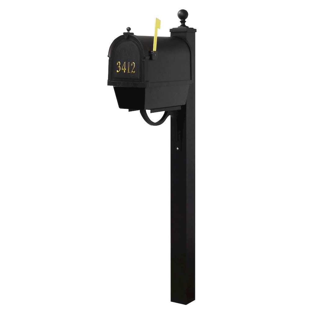Curbside Mailbox with Front Numbers, Newspaper Tube - Special Lite Products