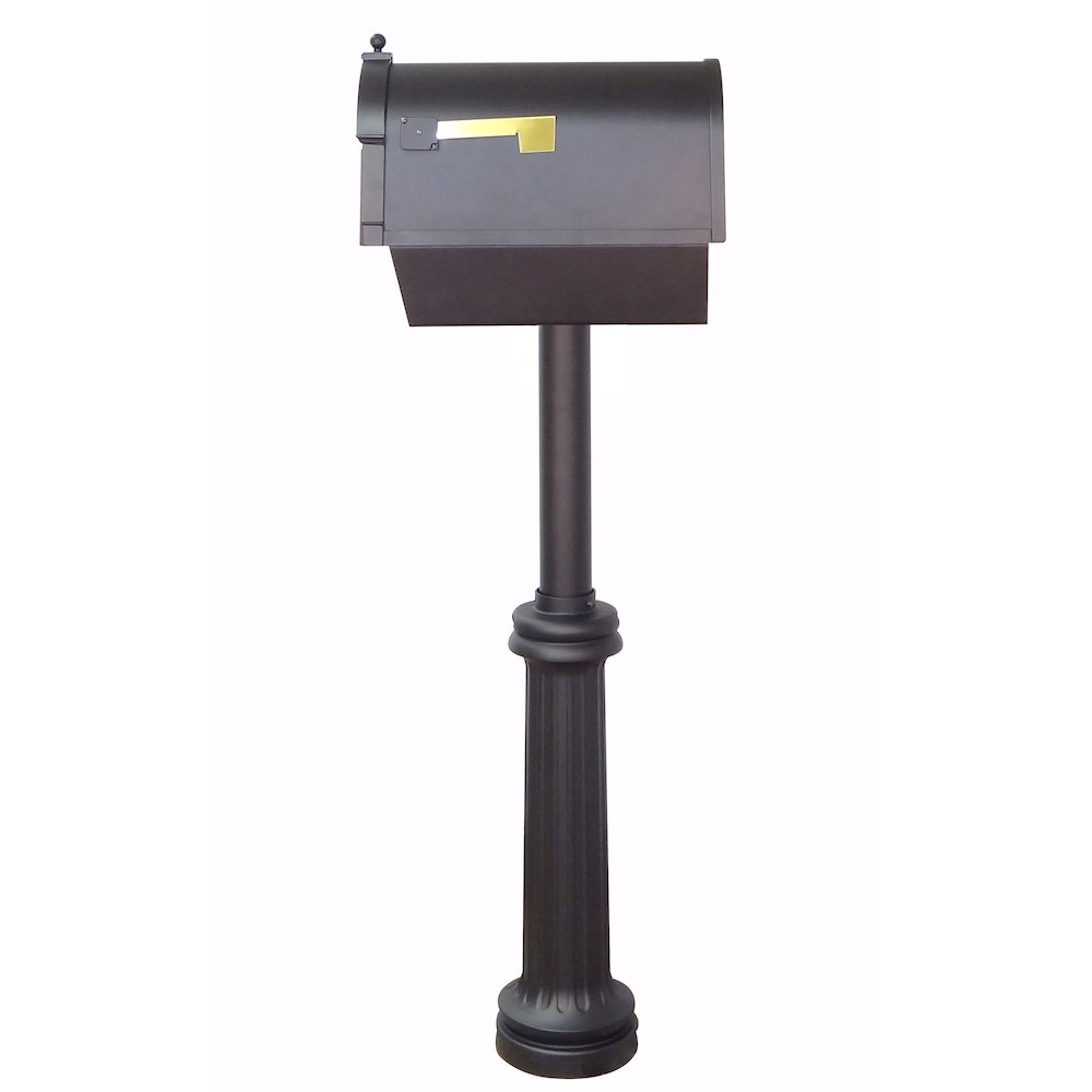 Curbside Mailbox with Newspaper Tube, Front Address Numbers and Bradford Mailbox - Special Lite Products