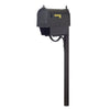 Curbside Mailbox with Newspaper Tube, Locking Insert and Richland Mailbox Post - Special Lite Products