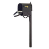 Curbside Mailbox with Newspaper Tube, Front Address Numbers and Richland Mailbox - Special Lite Products