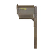 Curbside Mailbox with Newspaper Tube, Locking Insert and Wellington Mailbox Post - Special Lite Products