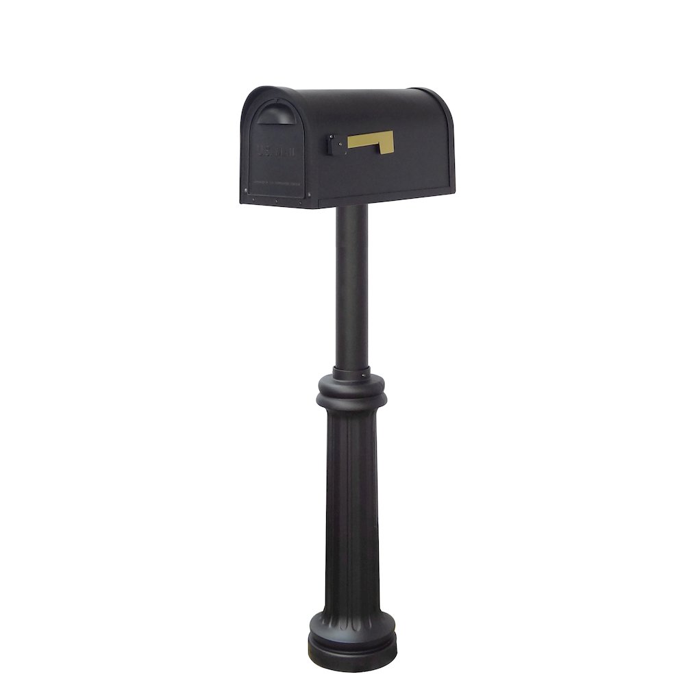 Classic Curbside Mailbox with Locking Insert and Bradford Mailbox Post - Special Lite Products