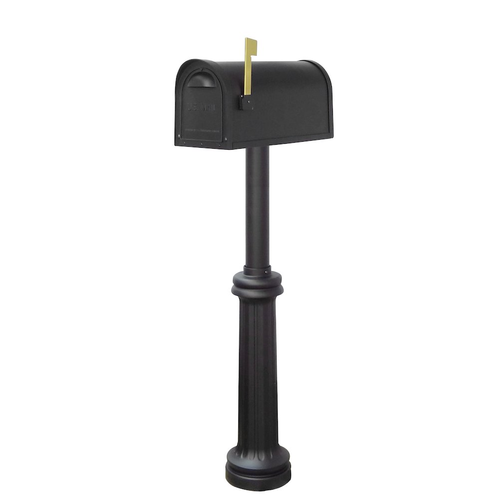 Classic Curbside Mailbox with Locking Insert and Bradford Mailbox Post - Special Lite Products