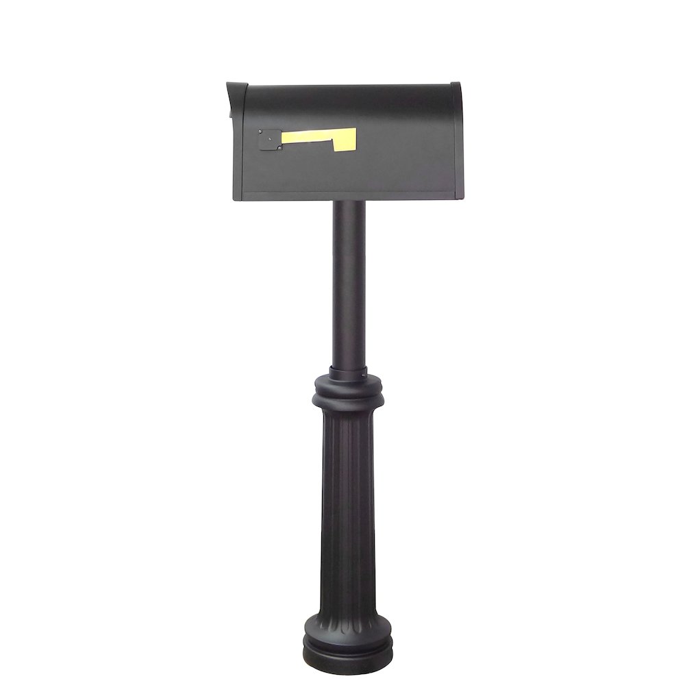 Classic Curbside Mailbox with Locking Insert and Bradford Mailbox Post - Special Lite Products