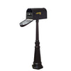 Curbside Mailbox with Locking Insert and Tacoma Mailbox with Direct Burial Kit - Special Lite Products