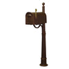 Classic Curbside Mailbox with Locking Insert and Ashland Mailbox Post - Special Lite Products