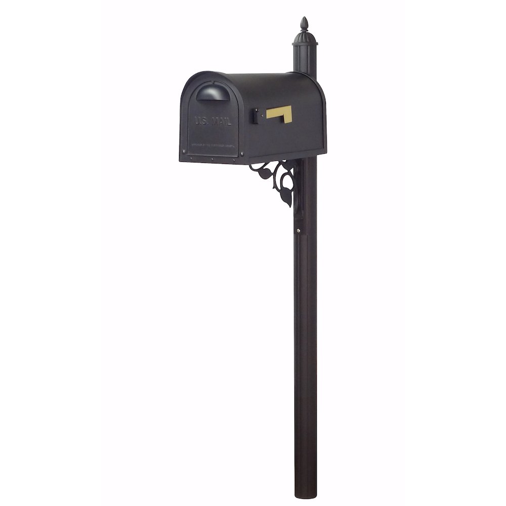Classic Curbside Mailbox with Locking Insert and Albion Mailbox Post - Special Lite Products