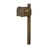 Curbside Mailbox wtih Locking Insert and Wellington Direct Burial Mailbox Smooth - Special Lite Products