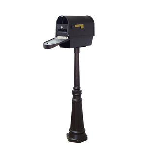 Classic Curbside Mailbox with Newspaper Tube with Direct Burial Kit - Special Lite Products