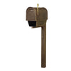 Curbside Mailbox with Newspaper Tube, Locking Insert and Wellington Mailbox - Special Lite Products