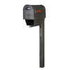 Curbside Mailbox with Newspaper Tube, Locking Insert and Wellington Mailbox - Special Lite Products