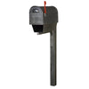 Curbside Mailbox with Newspaper Tube, Locking Insert and Wellington Mailbox - Special Lite Products