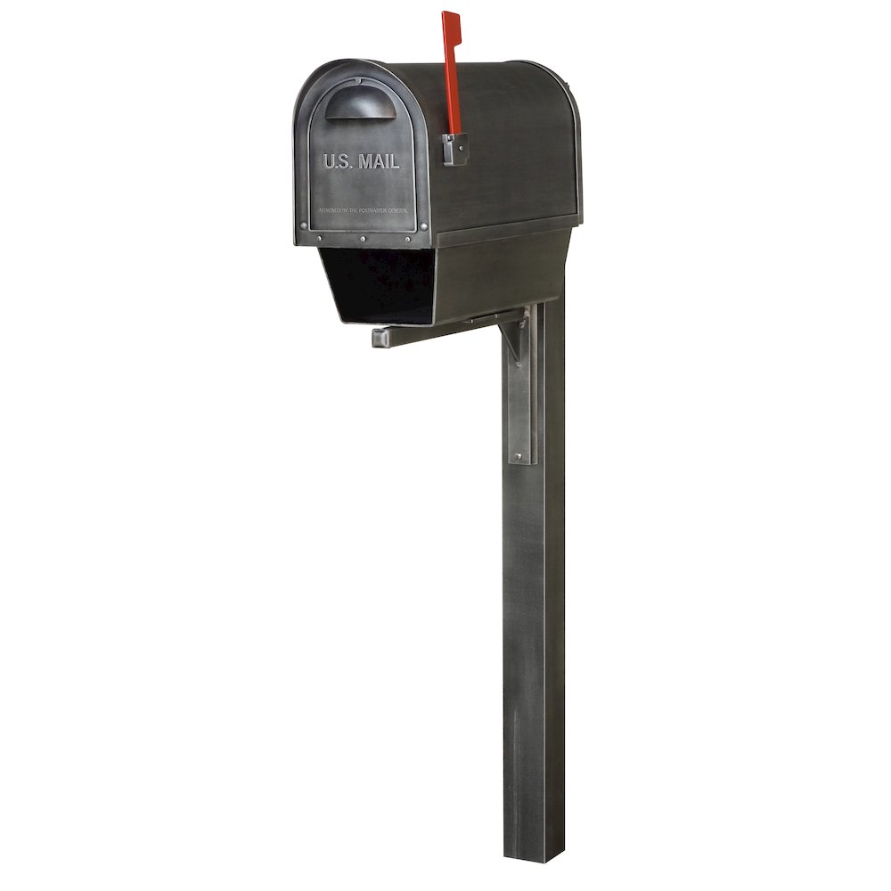 Curbside Mailbox with Newspaper Tube, Locking Insert and Wellington Mailbox - Special Lite Products