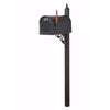 Floral Curbside Mailbox with Locking Insert and Albion Mailbox Post - Special Lite Products