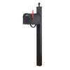 Floral Curbside Mailbox with Locking Insert and Springfield Mailbox Post - Special Lite Products