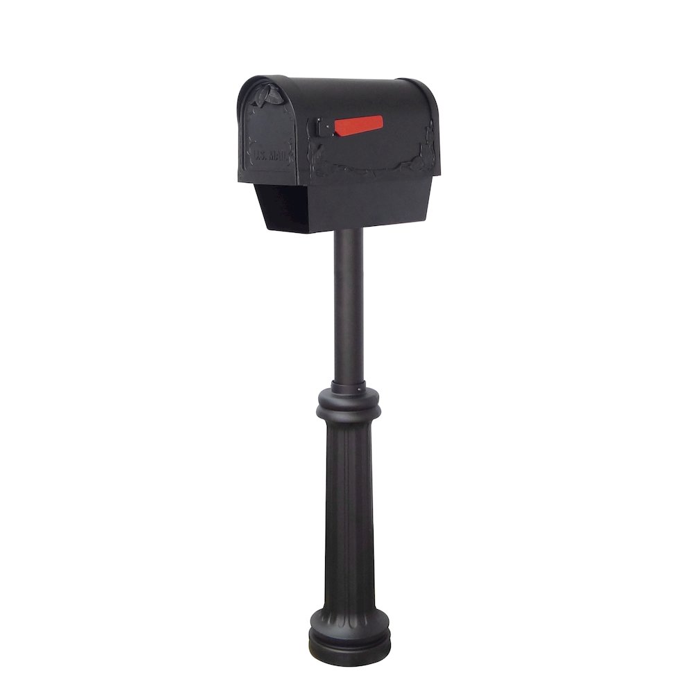 Floral Curbside Mailbox with Newspaper Tube - Special Lite Products