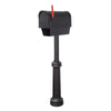 Floral Curbside Mailbox with Newspaper Tube - Special Lite Products