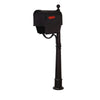 Floral Curbside Mailbox with Newspaper Tube - Special Lite Products