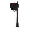 Floral Curbside Mailbox with Newspaper Tube - Special Lite Products