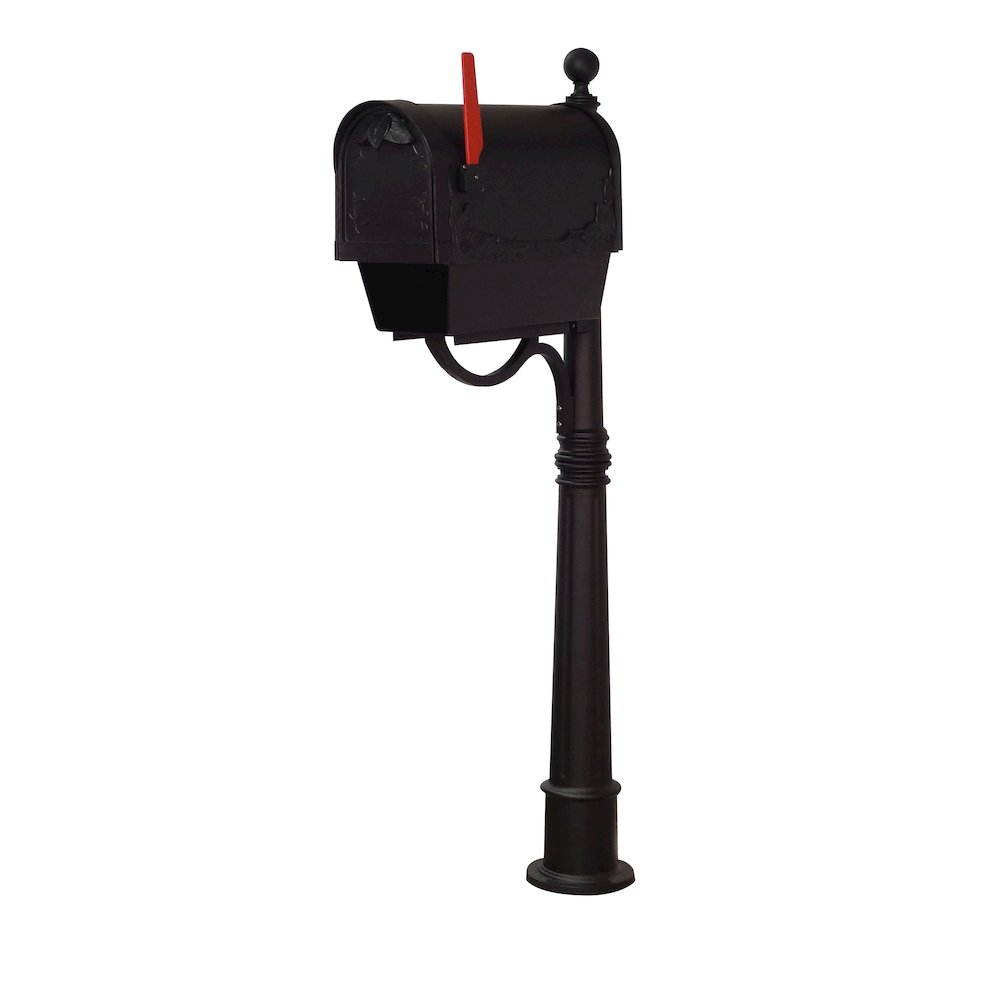 Floral Curbside Mailbox with Newspaper Tube - Special Lite Products