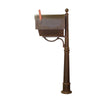 Floral Curbside Mailbox with Newspaper Tube - Special Lite Products