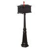 Kingston Curbside Mailbox and Tacoma Mailbox Post with Direct Burial Kit - Special Lite Products