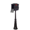 Kingston Curbside Mailbox with Newspaper Tube and Tacoma Mailbox - Special Lite Products