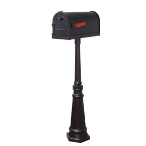Savannah Curbside Mailbox and Tacoma Mailbox Post with Direct Burial Kit - Special Lite Products