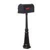 Savannah Curbside Mailbox and Tacoma Mailbox Post with Direct Burial Kit - Special Lite Products