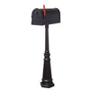 Savannah Curbside Mailbox and Tacoma Mailbox Post with Direct Burial Kit - Special Lite Products