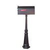 Savannah Curbside Mailbox and Tacoma Mailbox Post with Direct Burial Kit - Special Lite Products