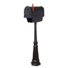 Savannah Curbside Mailbox with Newspaper Tube and Tacoma Mailbox - Special Lite Products