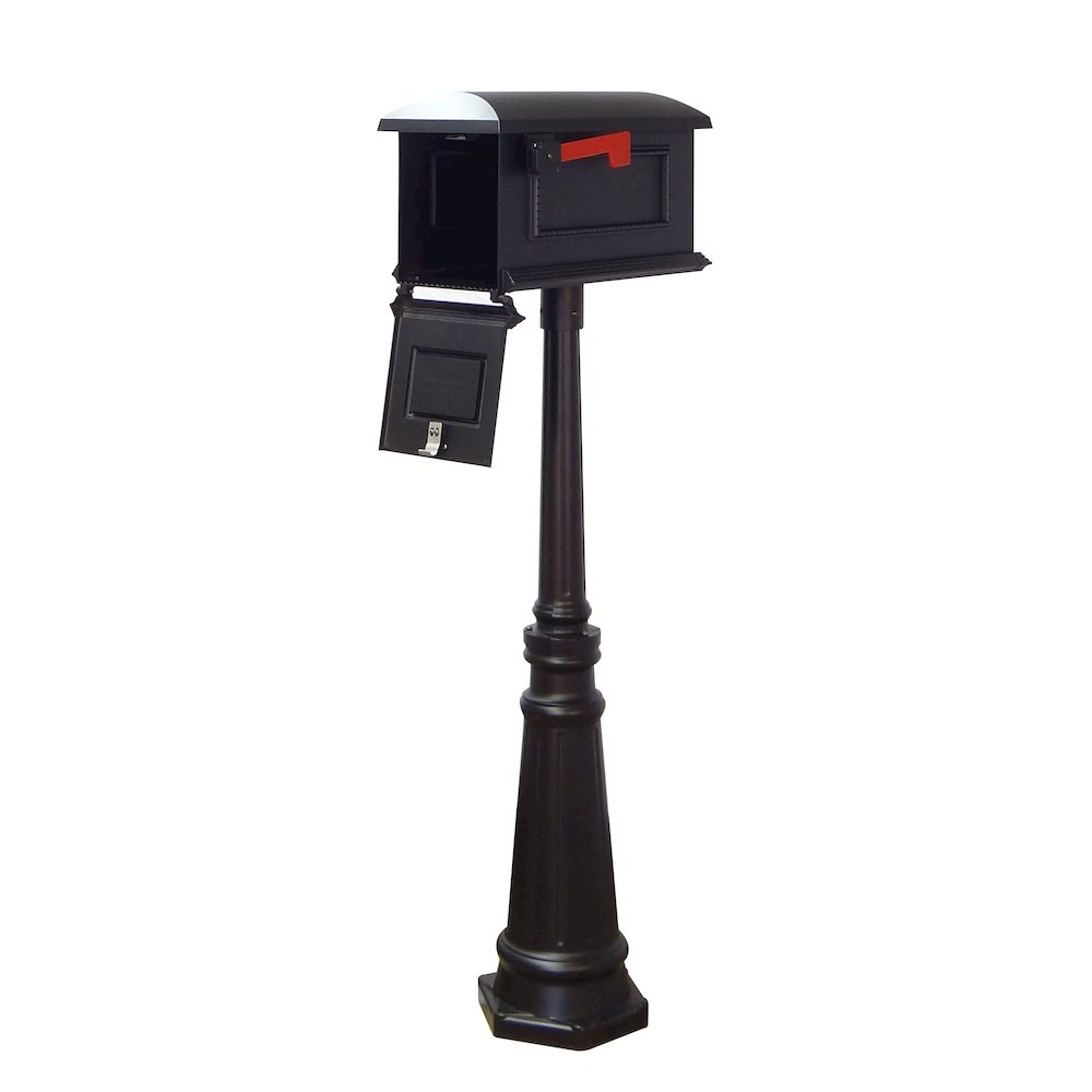Traditional Curbside Mailbox and Tacoma Mailbox Post with Direct Burial Kit - Special Lite Products