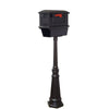 Traditional Curbside Mailbox with Newspaper Tube and Tacoma Mailbox - Special Lite Products