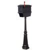 Traditional Curbside Mailbox with Newspaper Tube and Tacoma Mailbox - Special Lite Products