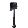 Traditional Curbside Mailbox with Newspaper Tube and Tacoma Mailbox - Special Lite Products