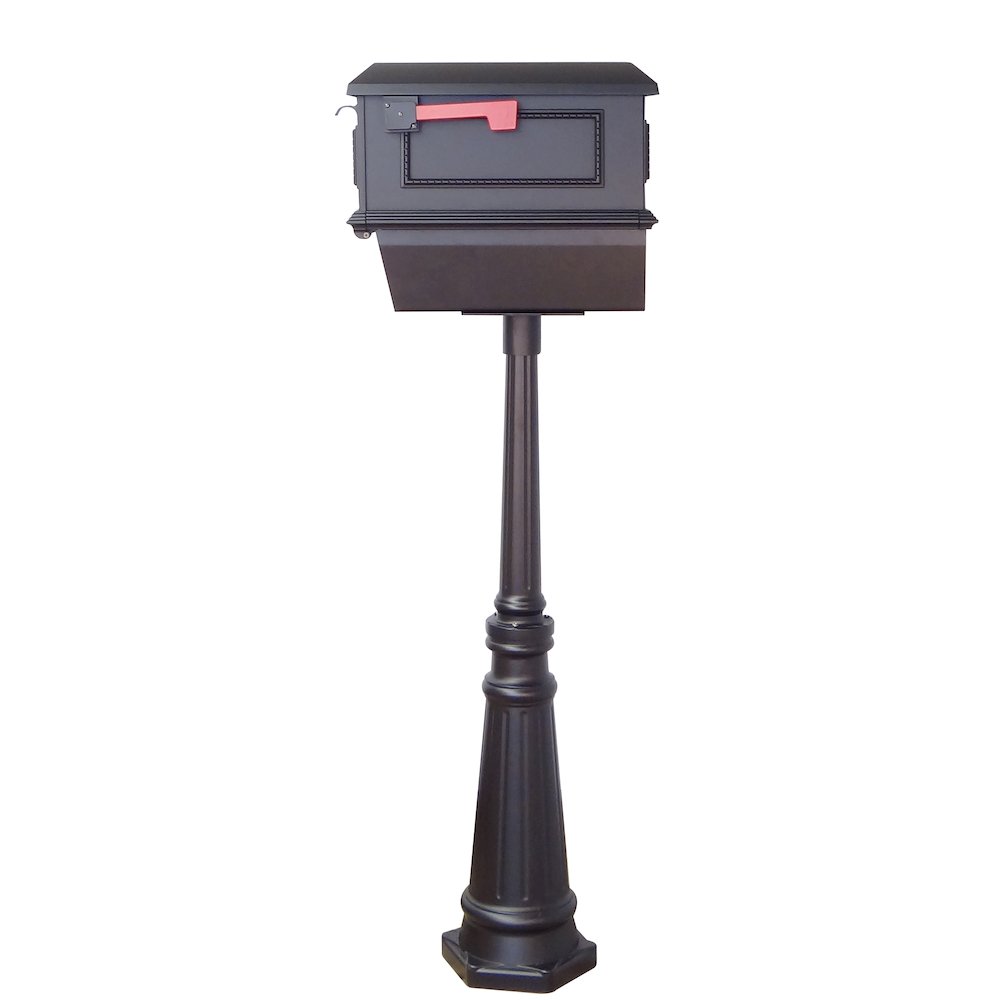 Traditional Curbside Mailbox with Newspaper Tube and Tacoma Mailbox - Special Lite Products
