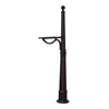 Curbside Mailbox with Front and Side Address Numbers and Ashland Mailbox Post - Special Lite Products