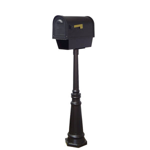 Curbside Mailbox with Newspaper Tube and Tacoma Mailbox with Direct Burial Kit - Special Lite Products