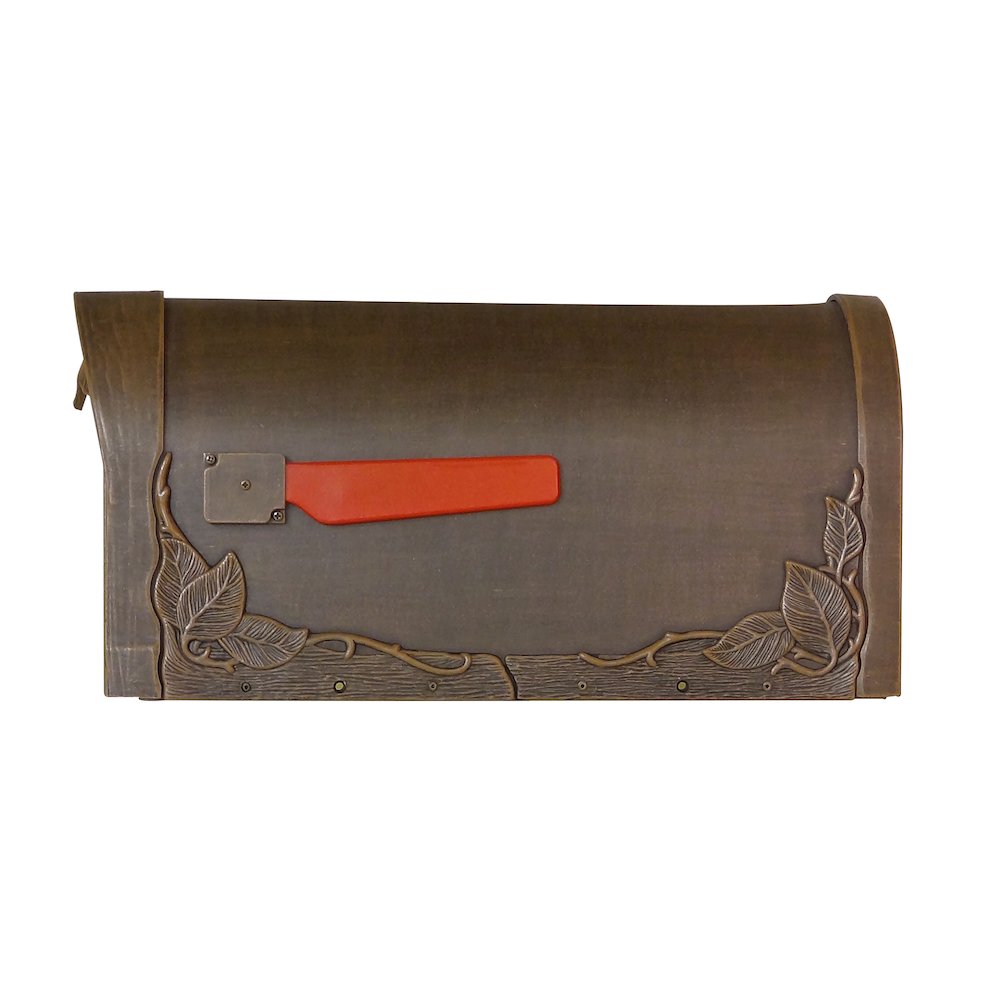 Floral Curbside Mailbox with Floral Mailbox Post - Special Lite Products
