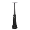 Floral Curbside Mailbox with Newspaper Tube with Direct Burial Kit - Special Lite Products