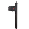 Hummingbird Curbside Mailbox with Locking Insert and Springfield Mailbox Post - Special Lite Products