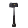 Curbside Mailbox with Locking Insert and Tacoma Mailbox with Direct Burial Kit - Special Lite Products