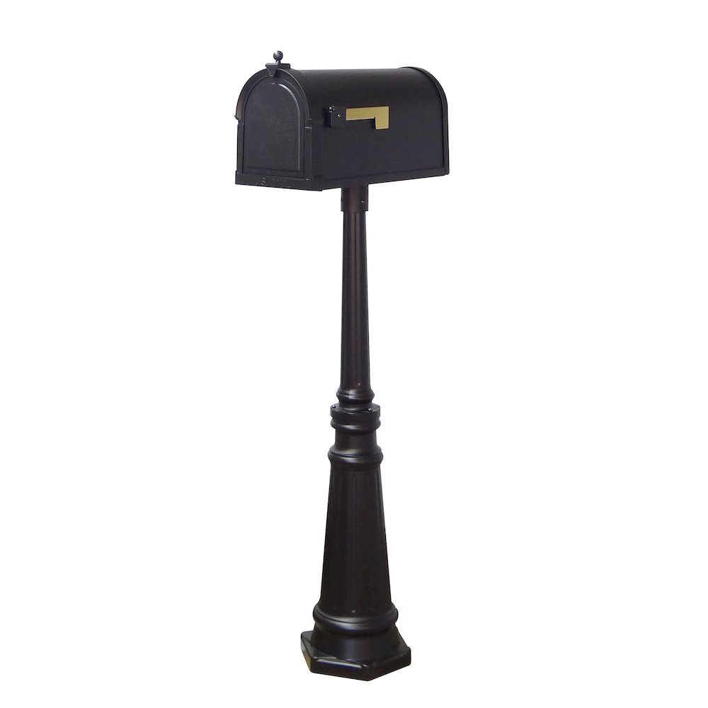 Curbside Mailbox with Locking Insert and Tacoma Mailbox with Direct Burial Kit - Special Lite Products