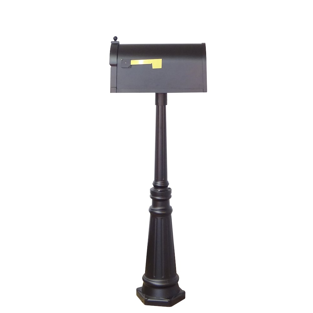 Curbside Mailbox with Locking Insert and Tacoma Mailbox with Direct Burial Kit - Special Lite Products